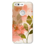 Peach Golden Leafy Escape  Snap Phone Case - D'Sare