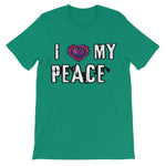 I Love My Peace Unisex Short Sleeve T-Shirt - D'Sare