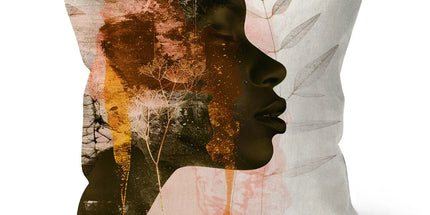 Golden Silence Serene Echoes 06 Cushion by Prodigi