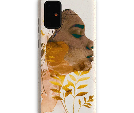 Golden Harmony Silhouette 06 Eco Phone Case - D'Sare