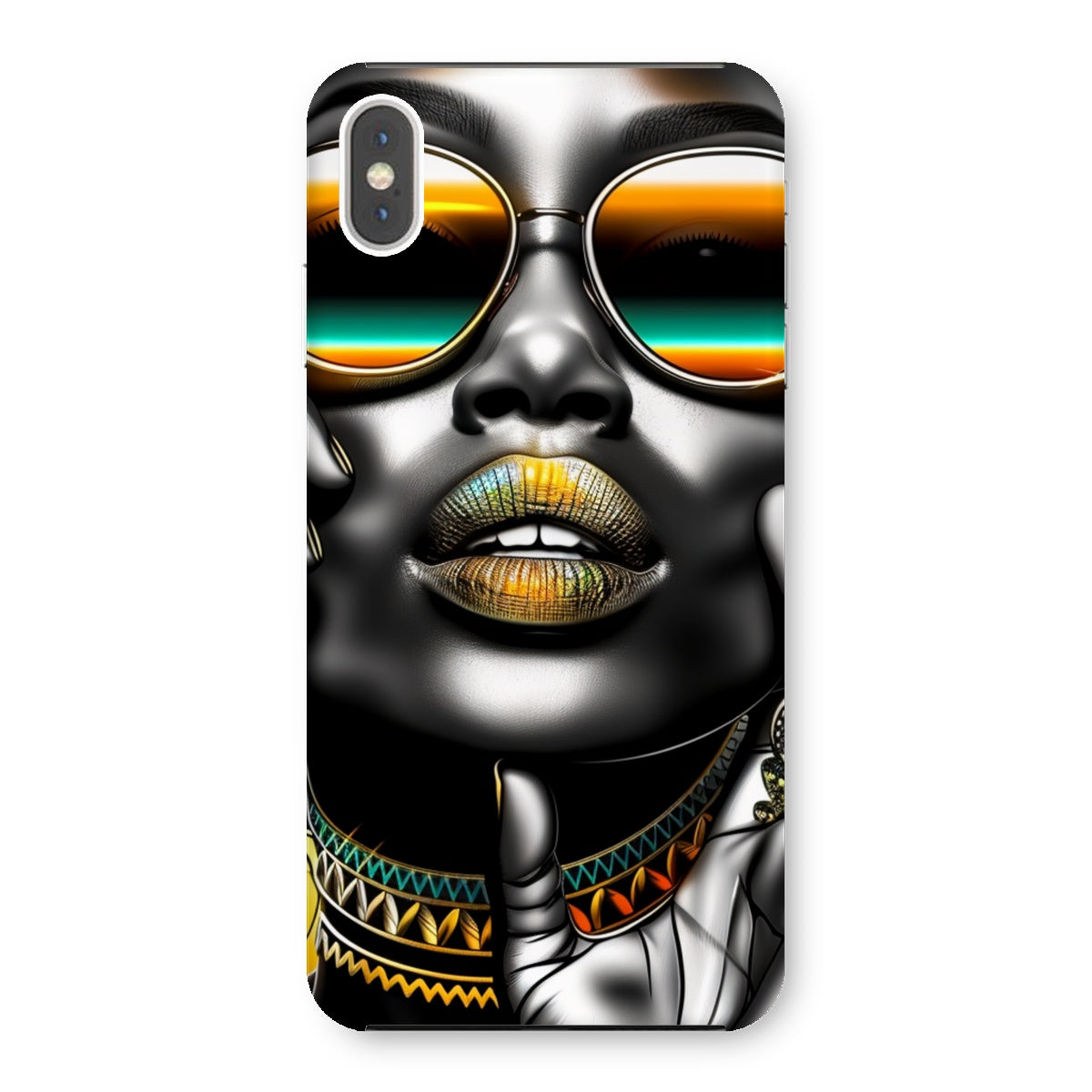 Vibrant Flow Girl Snap Phone Case - D'Sare