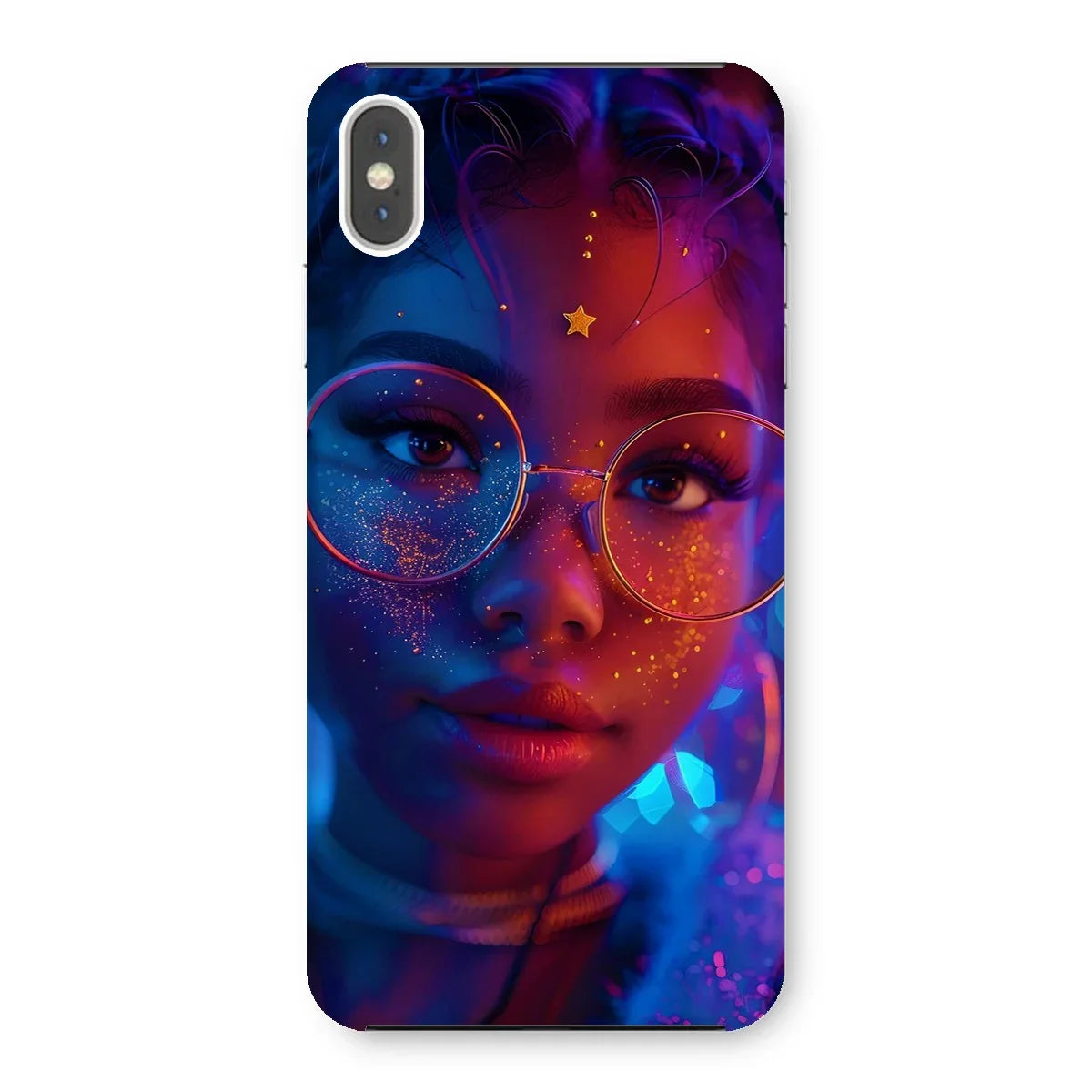Black Girl Magic Stardust Cosmic Vibe| Black Woman Magic  Snap Phone Case - D'Sare