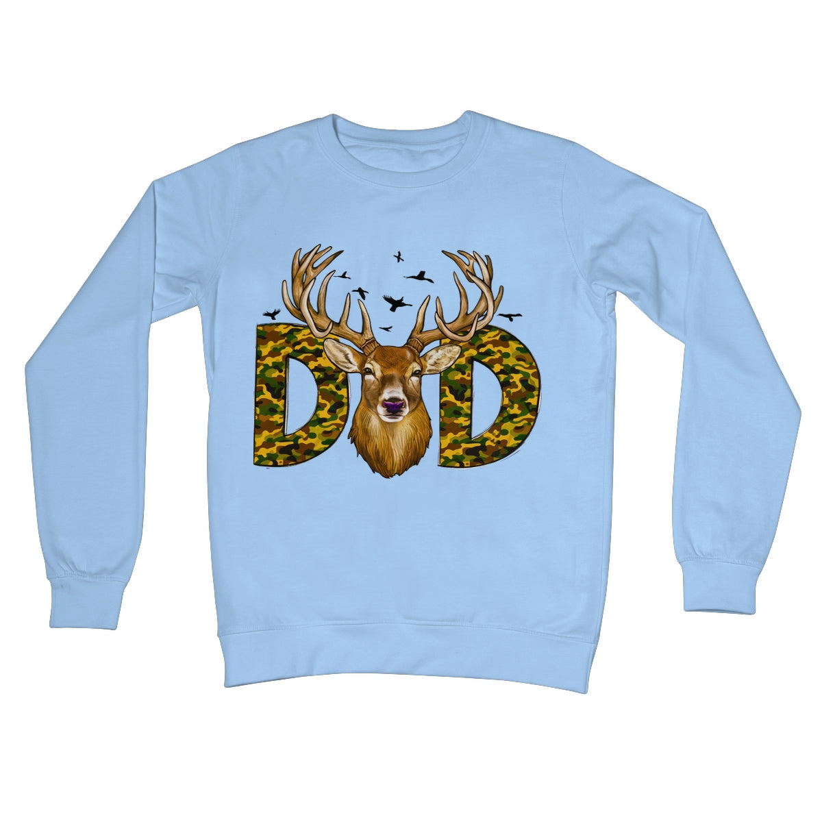 DAD Deer Crew Neck Sweatshirt - D'Sare