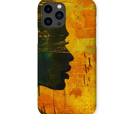 Golden Afrocentric Silhouette Snap Phone Case - D'Sare