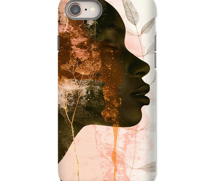 Golden Silence Serene Echoes 06 Tough Eclectic Art Phone Case - D'Sare