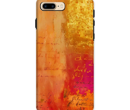 Warm Amber Seranade Tough Phone Case Eclectic Art - D'Sare