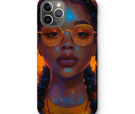 Solar Flare Radiant Soul  Beautiful Black Girl  Snap Phone Case - D'Sare