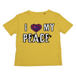 I Love My Peace Kids T-Shirt - D'Sare