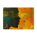 Golden Afrocentric Silhouette Placemat by Prodigi