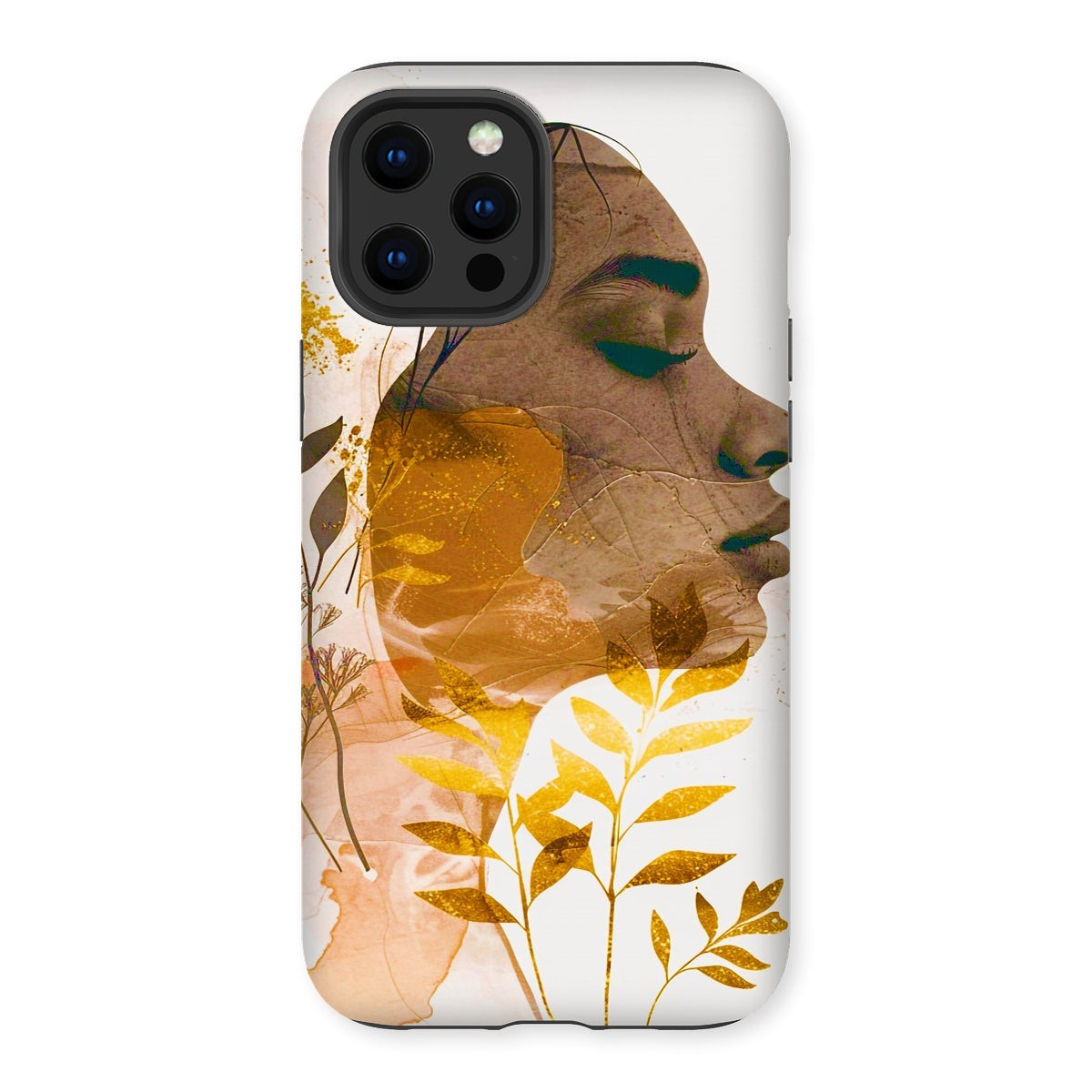 Golden Harmony Silhouette  Tough Phone Case - D'Sare