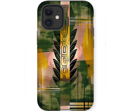 Echos of Duality Golden Reflection Tough Phone Case