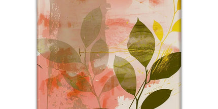 Peach Golden Leafy Escape Tablet Cases by Prodigi