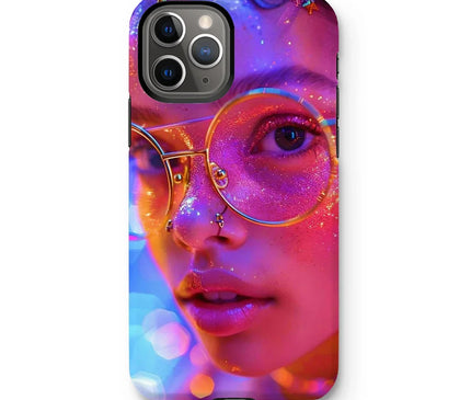Woman Cosmic Radiance Dreamy Stardust  Tough Phone Case - D'Sare