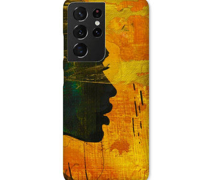 Golden Afrocentric Silhouette Snap Phone Case - D'Sare