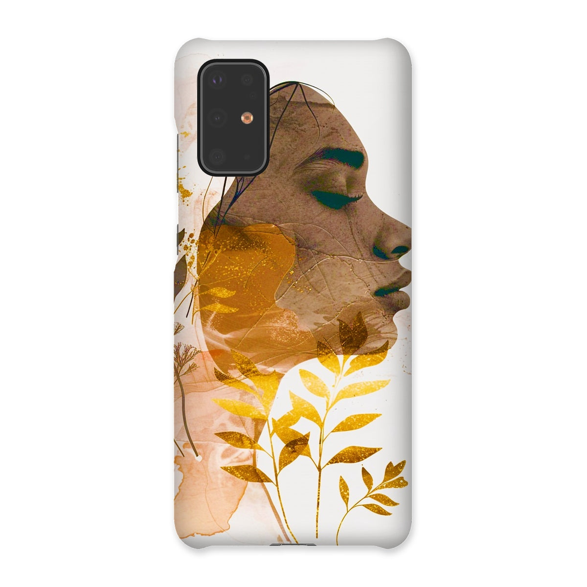 Golden Harmony Silhouette 06 Snap Phone Case - D'Sare