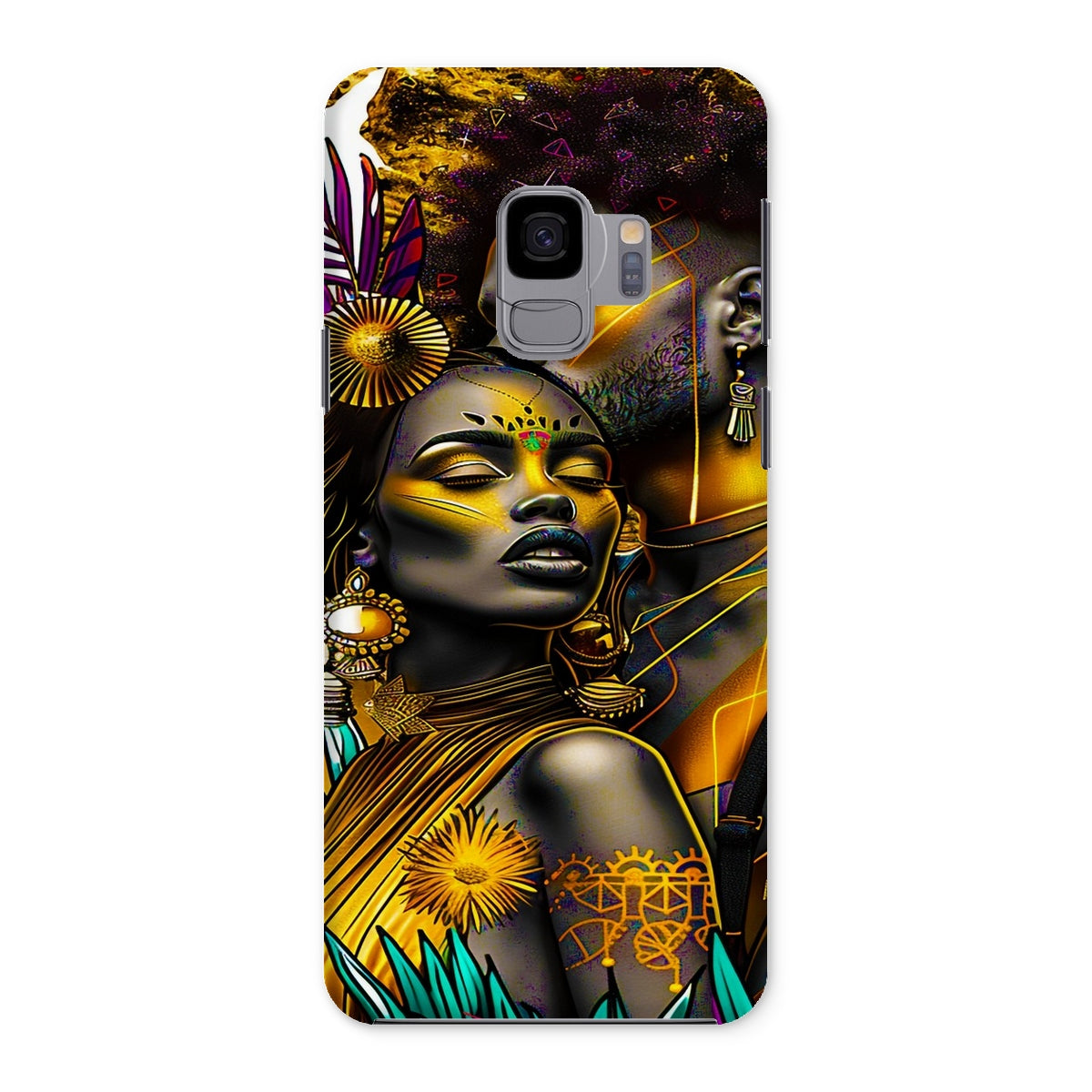 Golden Embrace Majestic Love Waterfall Snap Phone Case - D'Sare