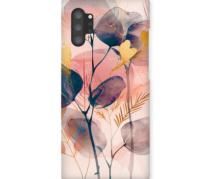 Peachy Blue Golden Flora Escape  Snap Phone Case - D'Sare