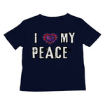 I Love My Peace Kids T-Shirt - D'Sare