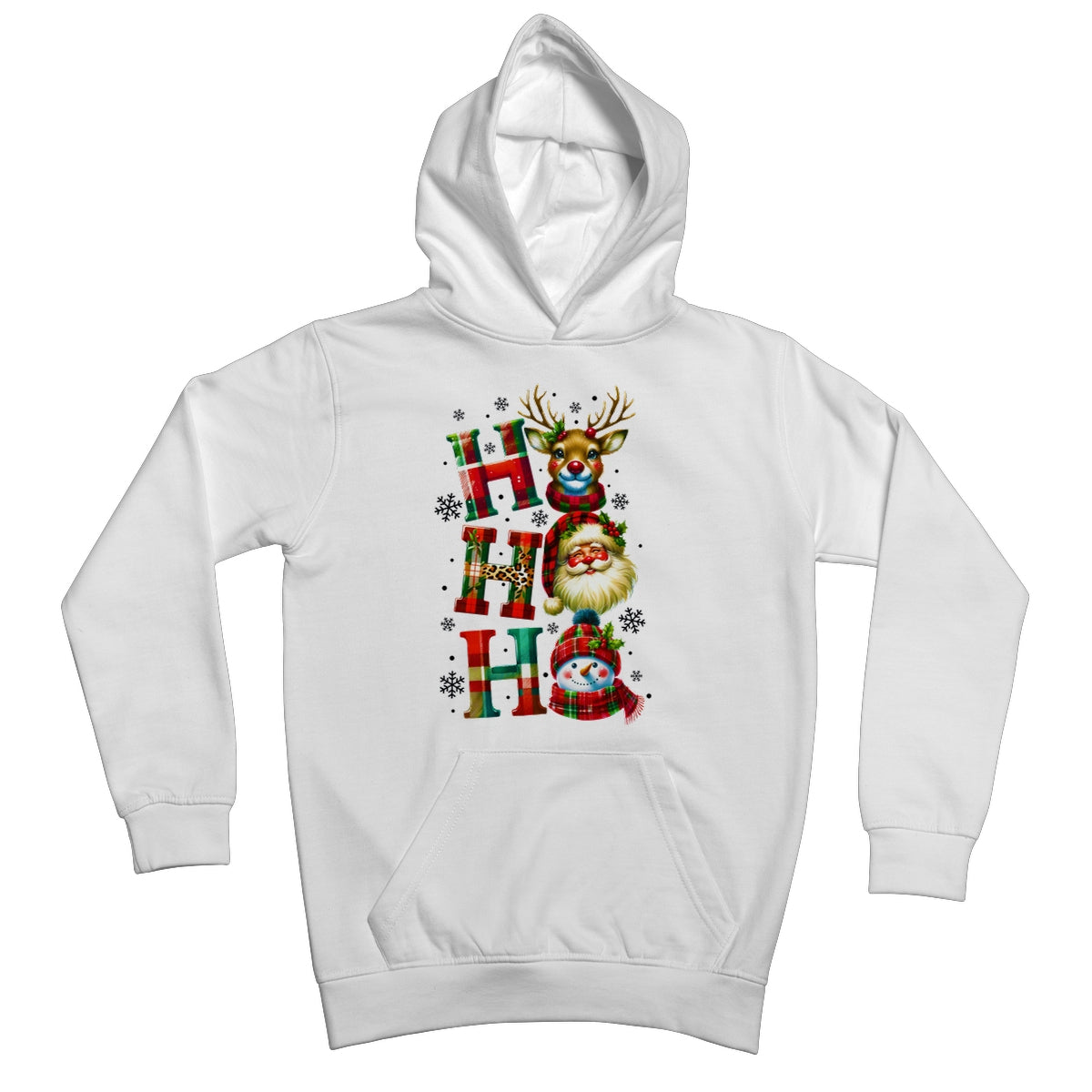 HO HO HO Christmas  Kids Hoodie