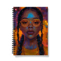 Solar Flare Radiant Soul Beautiful Black Girl Notebook by Prodigi