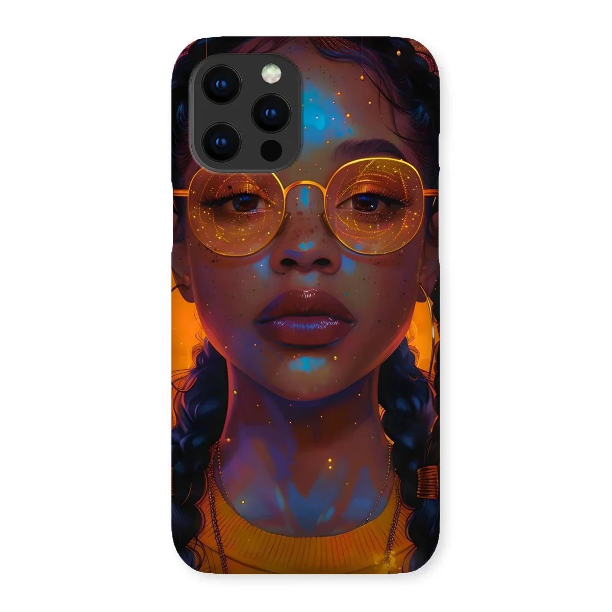 Solar Flare Radiant Soul  Beautiful Black Girl  Snap Phone Case - D'Sare