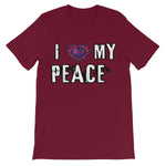 I Love My Peace Unisex Short Sleeve T-Shirt - D'Sare