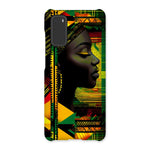 Abstract Red and Green Black Queen Fusion Snap Phone Case