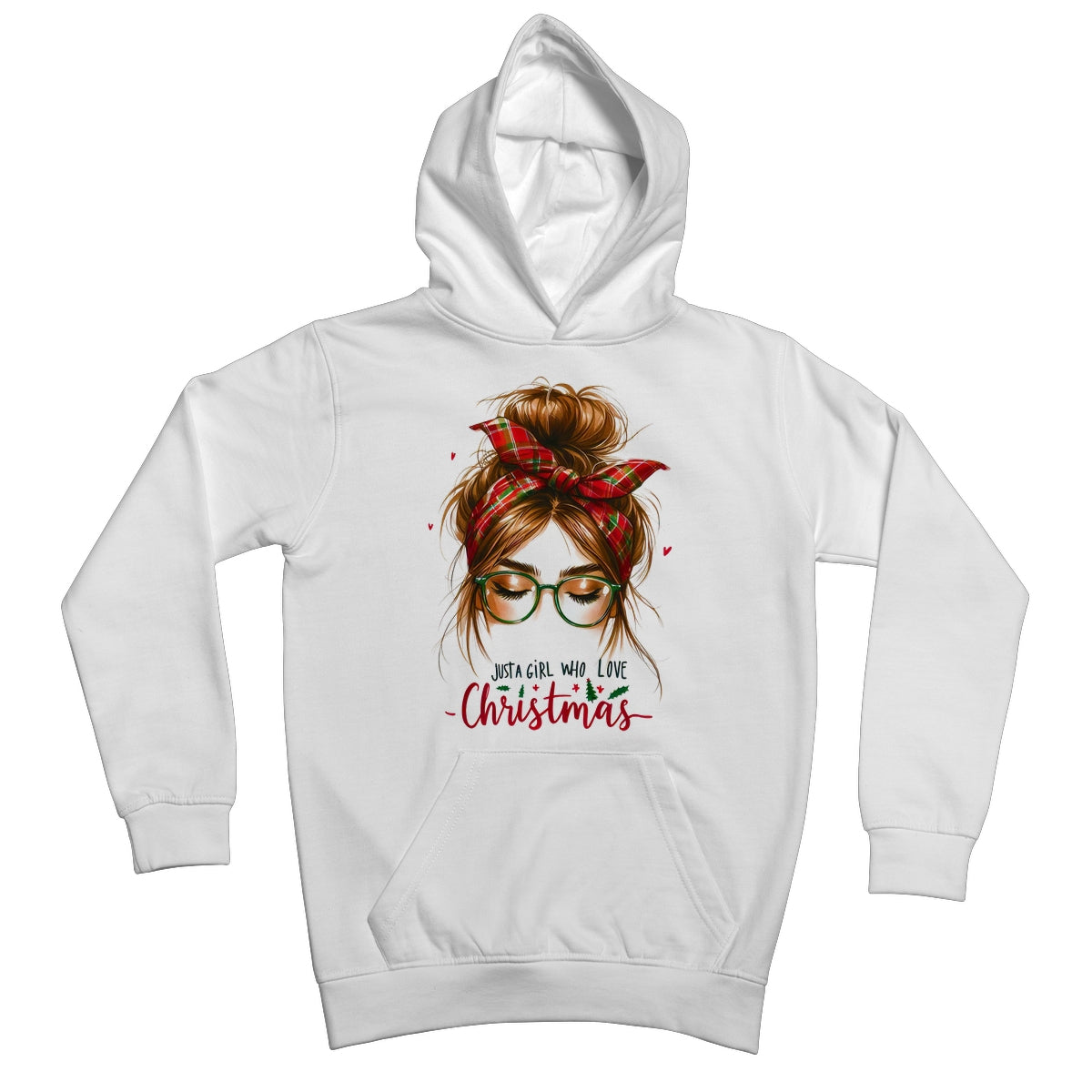 Just A Girl That Loves Christmas  Kids Hoodie