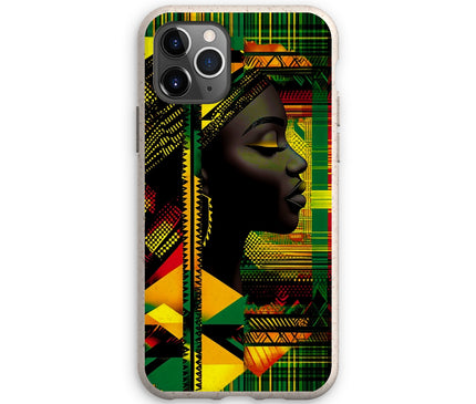 Red and Green Black Queen Fusion Eco Phone Case