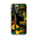 Abstract Red and Green Black Queen Fusion Eco Phone Case