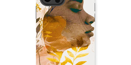 Golden Harmony Silhouette Tough Phone Case by Prodigi
