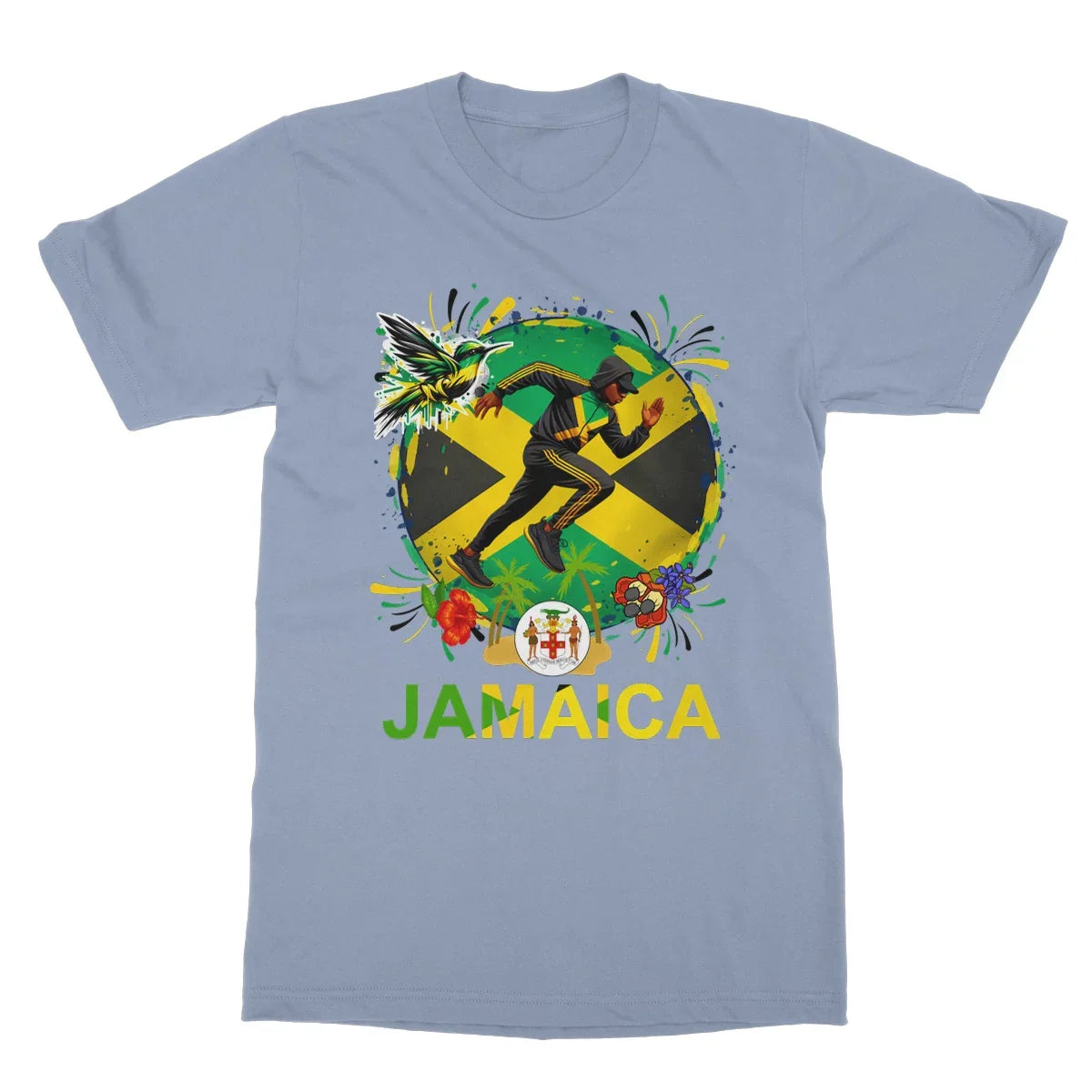 Jamaica Love Graffiti  Softstyle T-Shirt - D'Sare
