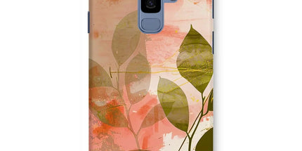 Peach Golden Leafy Escape Snap Phone Case by Prodigi