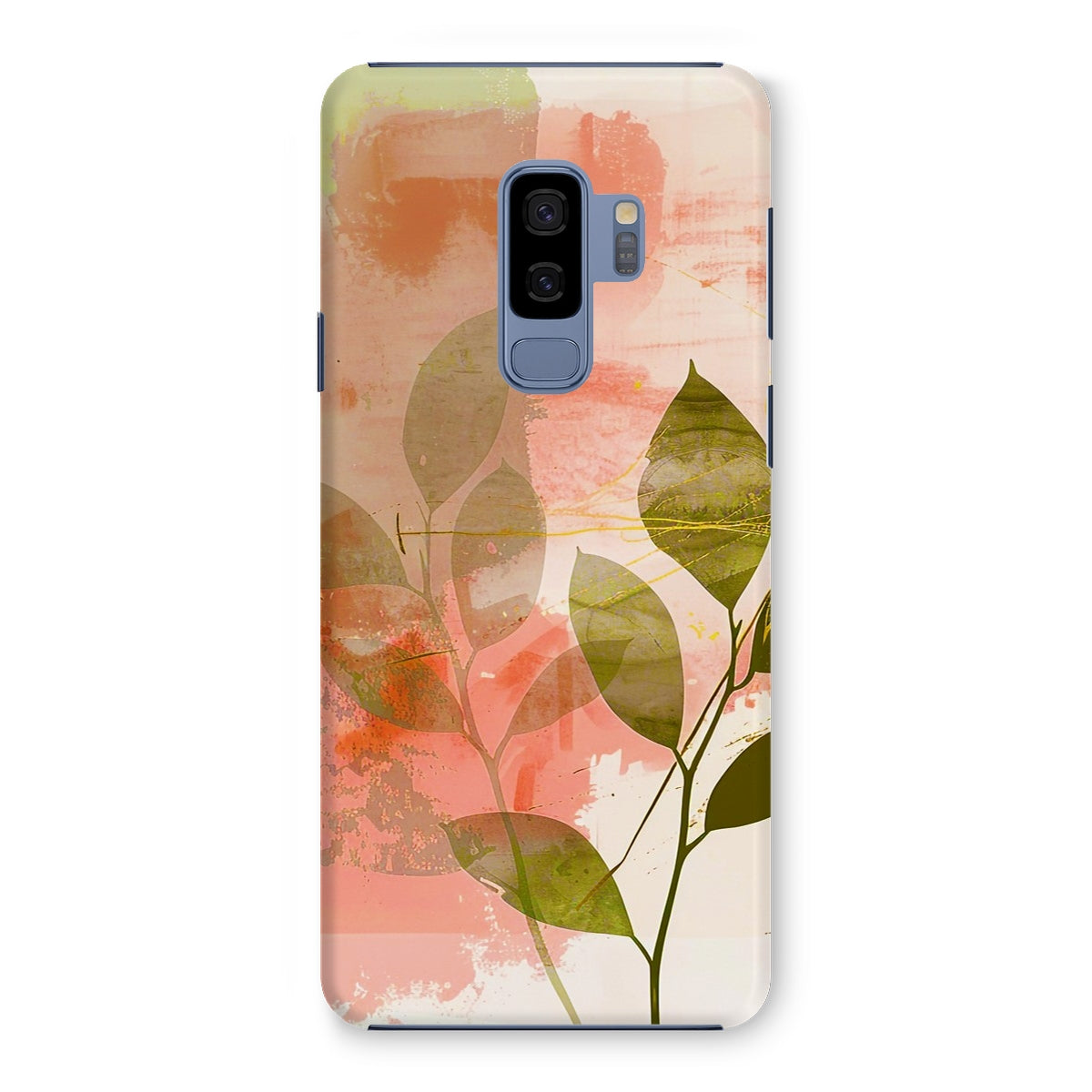 Peach Golden Leafy Escape  Snap Phone Case - D'Sare