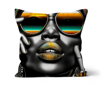 Vibrant Flow Girl Cushion - D'Sare