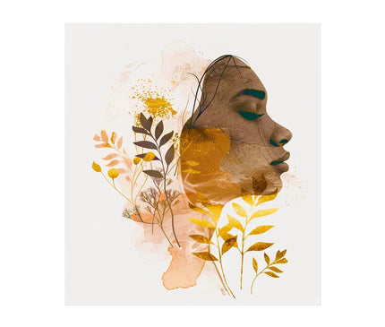 Golden Harmony Silhouette  Temporary Tattoo - D'Sare