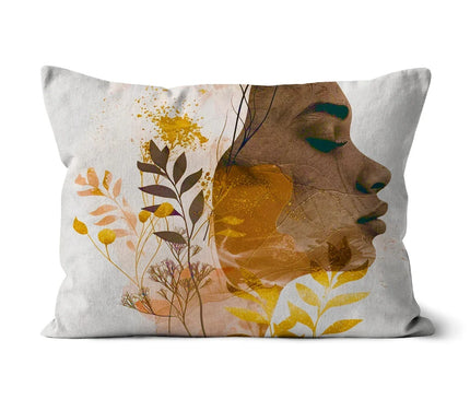 Golden Harmony Silhouette 06 Cushion - D'Sare