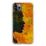 Golden Afrocentric Silhouette Eco Phone Case - D'Sare