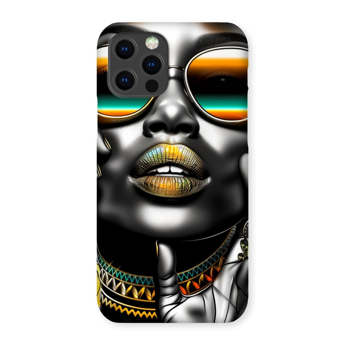 Vibrant Flow Girl Snap Phone Case - D'Sare