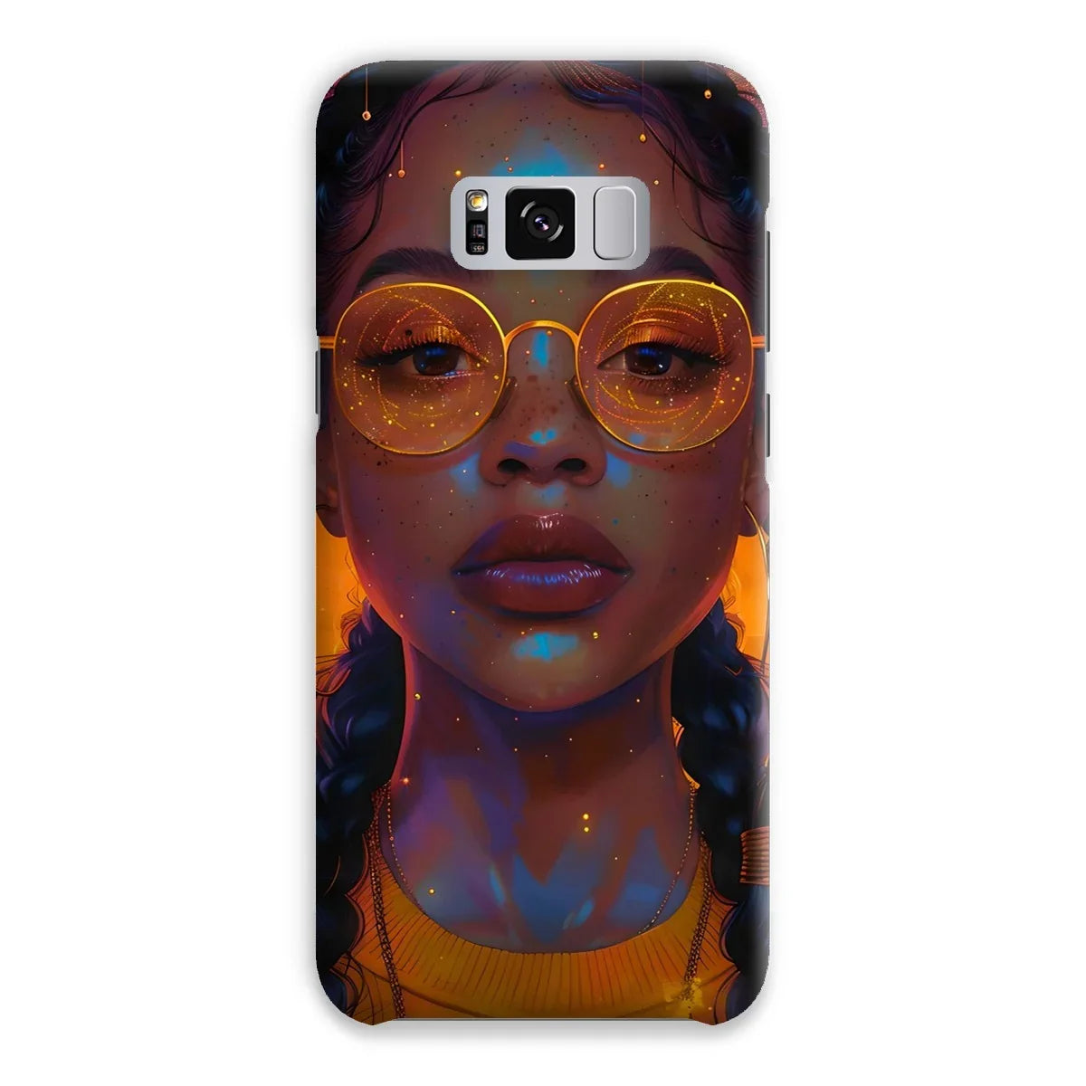 Solar Flare Radiant Soul  Beautiful Black Girl  Snap Phone Case - D'Sare