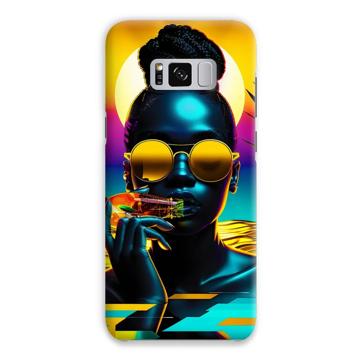 Tropical Sunset Dreams : Neon Vibes  Snap Phone Case - D'Sare