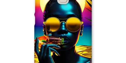Tropical Sunset Dreams : Neon Vibes Snap Phone Case by Prodigi