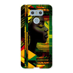 Abstract Red and Green Black Queen Fusion Snap Phone Case