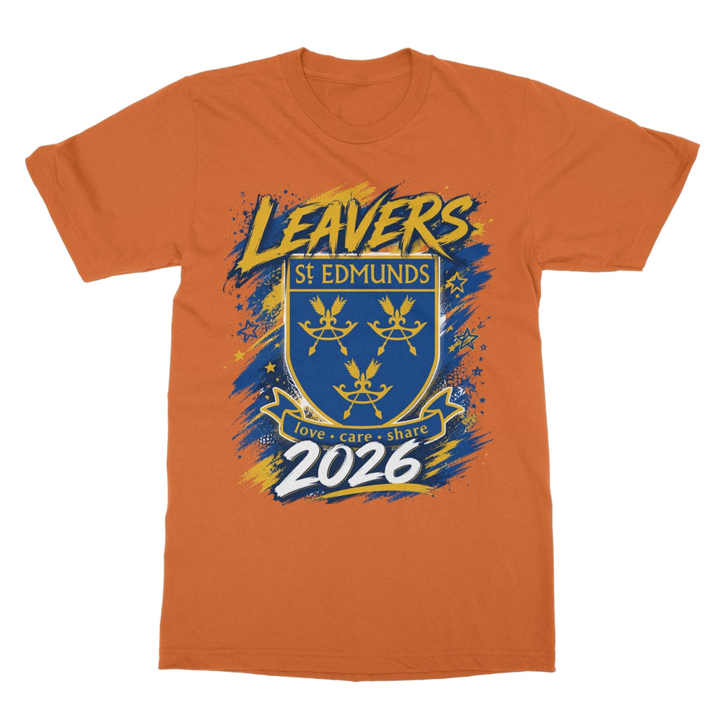 St Edmunds School Leavers 2026 Softstyle T-Shirt by Prodigi