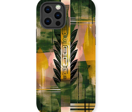 Echos of Duality Golden Reflection Tough Phone Case