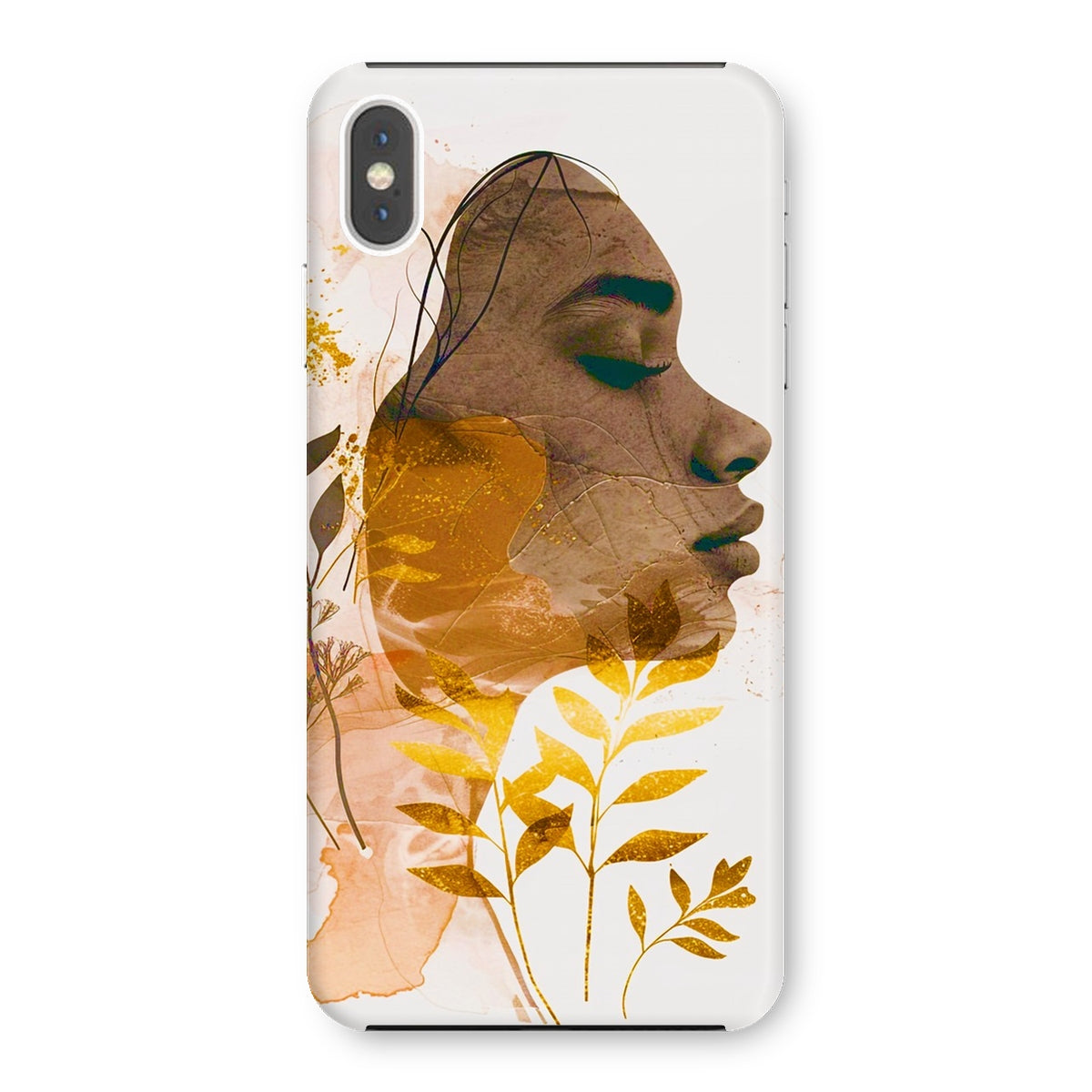 Golden Harmony Silhouette 06 Snap Phone Case - D'Sare