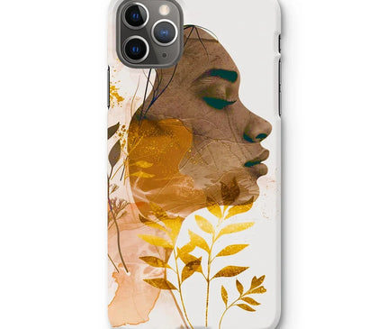 Golden Harmony Silhouette 06 Snap Phone Case - D'Sare