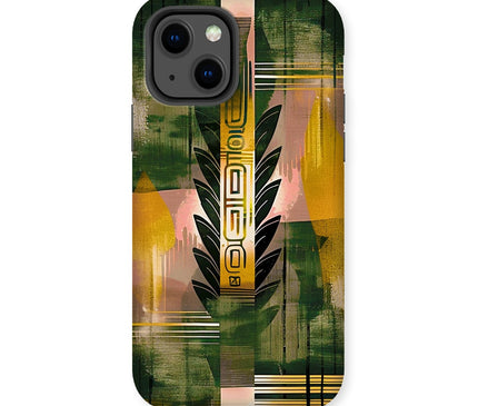 Echos of Duality Golden Reflection Tough Phone Case