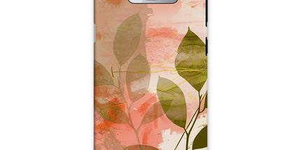 Peach Golden Leafy Escape Phone Case by Prodigi