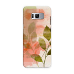 Peach Golden Leafy Escape 06 Tough Eclectic Art Phone Case - D'Sare